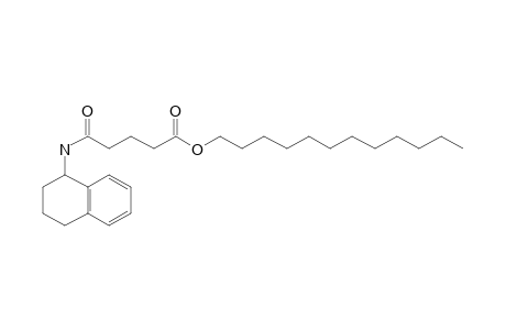 Glutaric acid monoamide, N-(1,2,3,4-tetrahydronaphth-1-yl)-, dodecyl ester