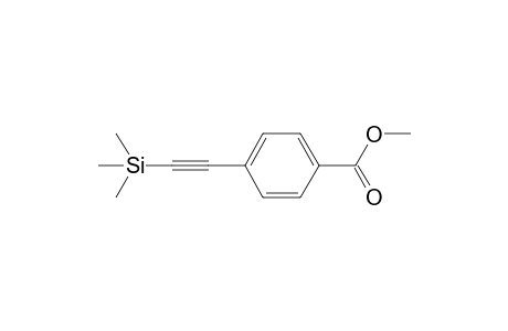 p-[(trimethylsilyl)ethynyl]benzoic acid, methyl ester