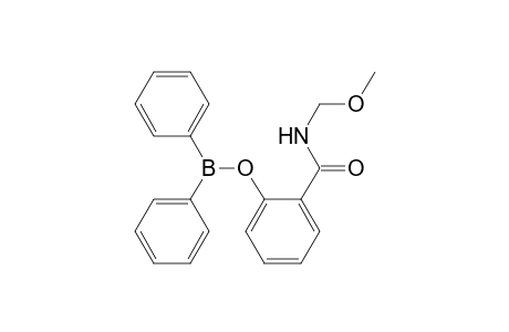 Borinic acid, diphenyl-, 2-[(methoxymethylamino)carbonyl]phenyl ester