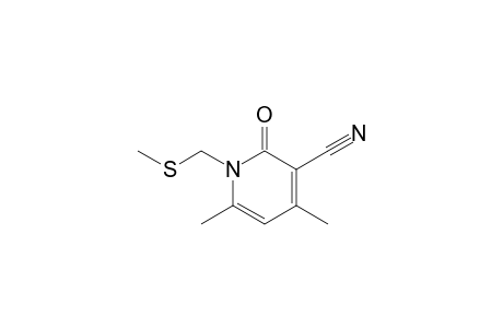 4,6-DIMETHYL-1-(METHYLTHIOMETHYL)-2-OXO-1,2-DIHYDROPYRIDINE-3-CARBONITRILE