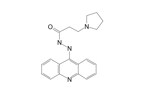 3-Pyrrolidin-1-yl-propionic acid, N'-acridin-9-yl-hydrazide