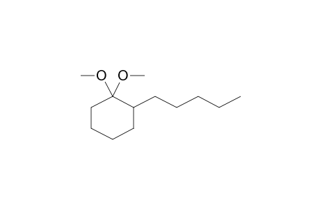 Cyclohexane, 1,1-dimethoxy-2-pentyl-