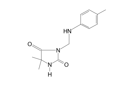 5,5-dimethyl-3-(p-toluidinomethyl)hydantoin