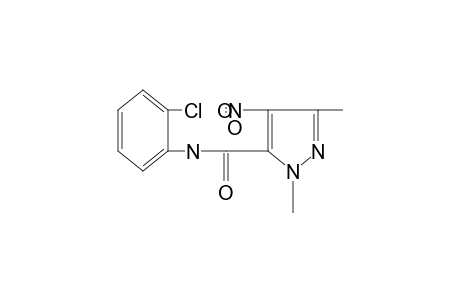 2'-chloro-1,3-dimethyl-4-nitropyrazole-5-carboxanilide