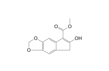 6-hydroxyindeno[5,6-d]-1,3-dioxole-5-carboxylic acid, methyl ester