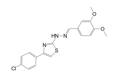 3,4-dimethoxybenzaldehyde [4-(4-chlorophenyl)-1,3-thiazol-2-yl]hydrazone