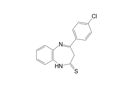 4-(p-chloropheny)-1,3-dihydro-2H-1,5-benzodiazepine-2-thione