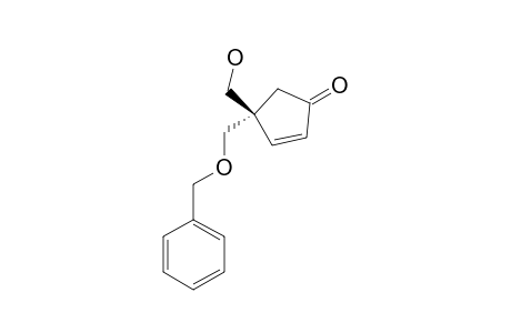 (4S)-4-BENZYLOXYMETHYL-4-HYDROXYMETHYLCYCLOPENT-2-EN-1-ONE