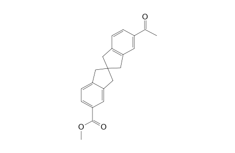 5'-acetyl-2,2'-spirobiindan-5-carboxylic acid, methyl ester