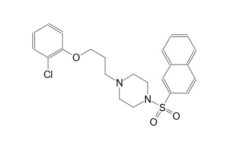 2-chlorophenyl 3-[4-(2-naphthylsulfonyl)-1-piperazinyl]propyl ether