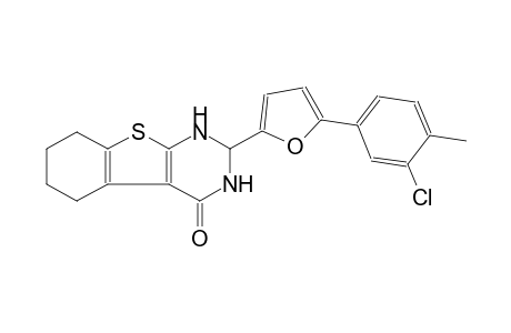 2-[5-(3-chloro-4-methylphenyl)-2-furyl]-2,3,5,6,7,8-hexahydro[1]benzothieno[2,3-d]pyrimidin-4(1H)-one