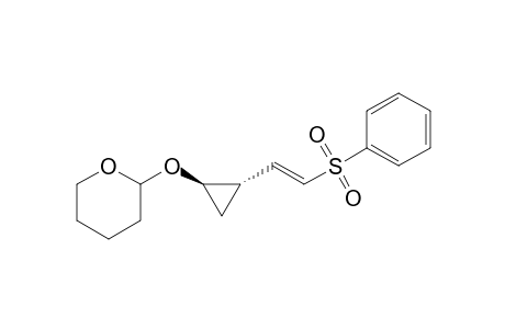 (+)-(1R,2S)-2-[2-(2-Benzenesulfonylvinyl)-1-(tetrahydropyran-2-yloxy)]cyclopropane