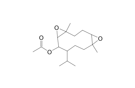 4,11-Dimethyl-8-(propan-2-yl)-5,12-dioxatricyclo[9.1.0.04,6]dodecan-7-ol, ac