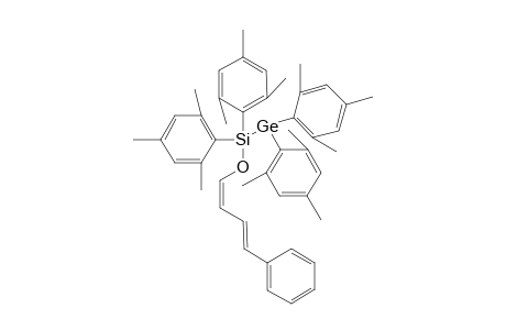 [Dimesityl(2-cis-4-trans-1-oxa-5-phenylpentadienyl)silyl]dimesitylgermane