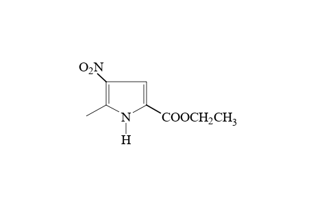 5-methyl-4-nitropyrrole-2-carboxylic acid, ethyl ester