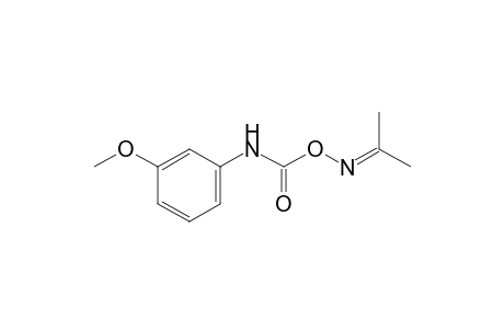 acetone, O-[(m-methoxyphenyl)carbamoyl]oxime