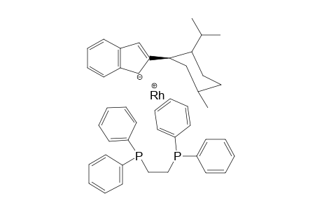 (+)-(eta-5-2-Menthylindenyl){eta-2-1,2-bis(diphenylphosphanyl)-ethane}rhodium(I)