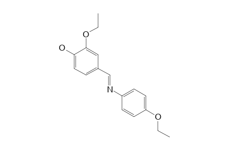 2-ethoxy-4-[N-(p-ethoxyphenyl)formimidoyl]phenol