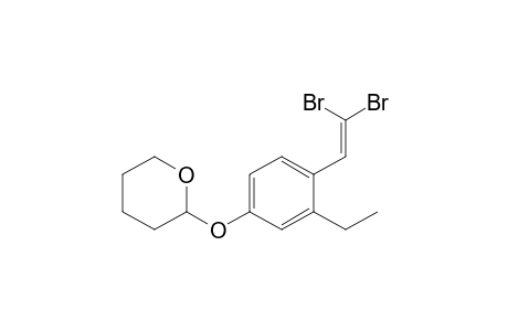 2-[4-(2,2-Dibromovinyl)-3-ethylphenoxy]tetrahydro-2H-pyran