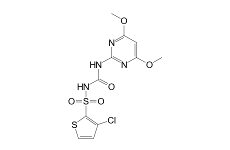 2-Thiophenesulfonamide, 3-chloro-N-[[(4,6-dimethoxy-2-pyrimidinyl)amino]carbonyl]-