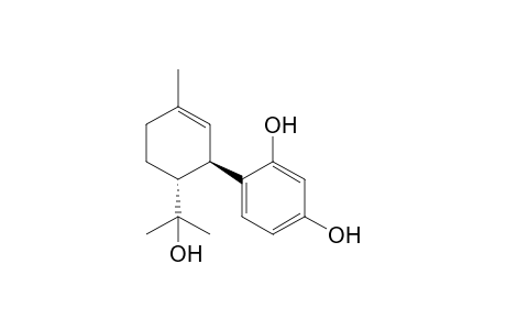 (1'R*,2'R*)-2'-(2-Hydroxypropan-2-yl)-5'-methyl-1',2',3',4'-tetrahydro-[1,1'-biphenyl]-2,4-diol