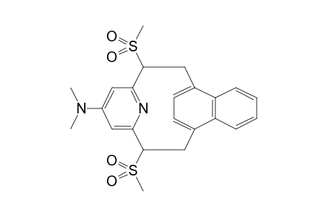 [2](1,4)Naphthaleno[2](2,6)pyridinophane, 17-(dimethylamino)-1,12-bis(methylsulfonyl)-