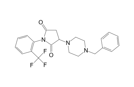 3-(4-Benzyl-piperazin-1-yl)-1-(2-trifluoromethyl-phenyl)-pyrrolidine-2,5-dione