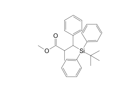 Methyl (2RS,3SR)-3-phenyl-3-tert-butyl(diphenyl)silyl-2-methylpropanoate