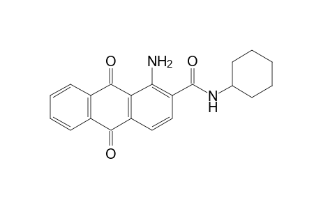 1-Amino-N-cyclohexyl-9,10-dioxo-9,10-dihydro-2-anthracenecarboxamide