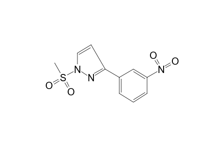 1-(methylsulfonyl)-3-(m-nitrophenyl)pyrazole