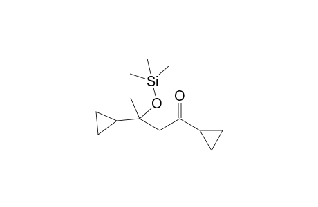 1,3-Dicyclopropyl-3-methyl-3-[(trimethylsilyl)oxy]butan-1-one