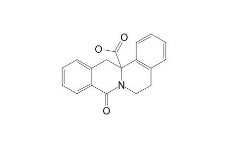 8-OXO-5,6,13,13A-TETRAHYDRO-8H-DIBENZO-[A,G]-CHINOLIZIN-13A-CARBONSAEURE;13A-(8-OXO-BERBIN)-CARBONSAEURE