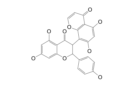 NARINGENIN-(3->8)-5,7-DIHYDROXYCHROMONE;COMPOUND2;I-4',I-5,II-5,I-7,II-7-PENTAHYDROXYFLAVANON-(I-3,II-8)-CHROMONE