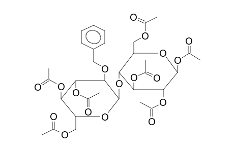 1,2,3,6-TETRA-O-ACETYL-4-O-(3,4,6-TRI-O-ACETYL-2-O-BENZYL-ALPHA-D-GLUCOPYRANOSYL)-BETA-D-GLUCOPYRANOSE