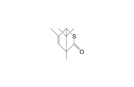 3-Oxo-4,6,7,7-tetramethyl-2-thia-bicyclo(2.2.2)oct-5-ene