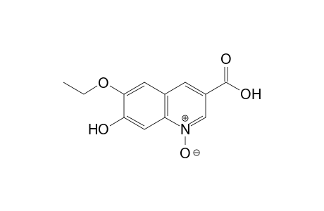 6-ethoxy-7-hydroxy-3-quinolinecarboxylic acid, 1-oxide