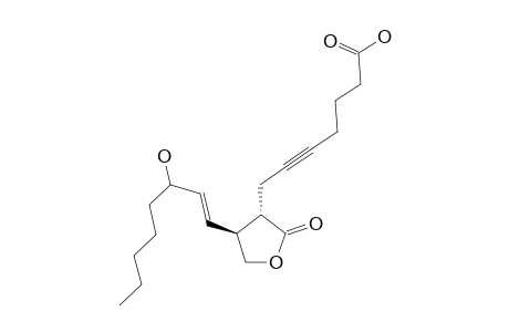 (8R(*),12R(*),13E)-15-hydroxy-9-oxo-10-oxaprost-14-en-5-ynoic acid