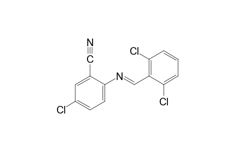 5-chloro-N-(2,6-dichlorobenzylidene)anthranilonitrile