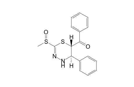 (5R,6S)-6-Benzoyl-2-methylsulfinyl-5-phenyl-5,6-dihydro-4H-1,3,4-thiadiazine