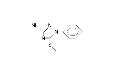 5-Amino-3-methylthio-2-phenyl-1,2,4-triazole