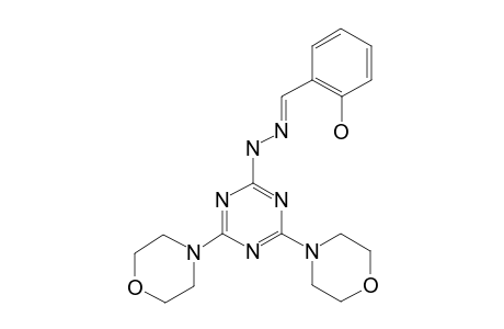 2-Hydroxybenzaldehyde [4,6-di(4-morpholinyl)-1,3,5-triazin-2-yl]hydrazone