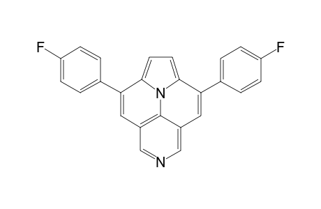 5,8-Bis(p-fluorophenyl)indolizino[6,5,4,3-ija][1,6]naphthyridine