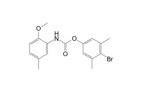 2-methoxy-5-methylcarbanilic acid, 4-bromo-3,5-xylyl ester