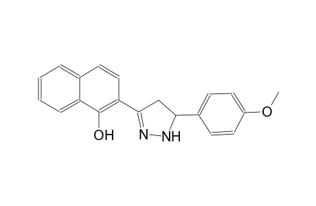 2-[5-(p-methoxyphenyl)-2-pyrazolin-3-yl]-1-naphthol