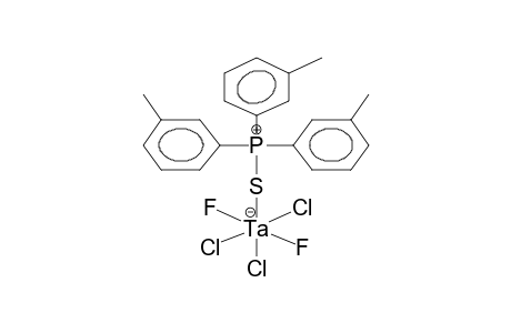 TRANS-DIFLUOROTRICHLORO[TRIS(META-TOLYL)PHOSPHONIOTHIO]TANTALATE(ISOMER 1)