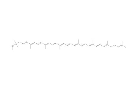 ANHYDRORHODOVIBRIN;1-METHOXY-3,4-DIDEHYDRO-1,2-DIHYDRO-PSI,PSI-CAROTENE