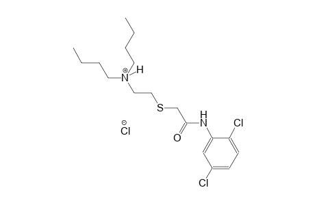 2-{[2-(dibutylamino)ethyl]thio}-2',5'-dichloroacetanildie, monohydrochloride