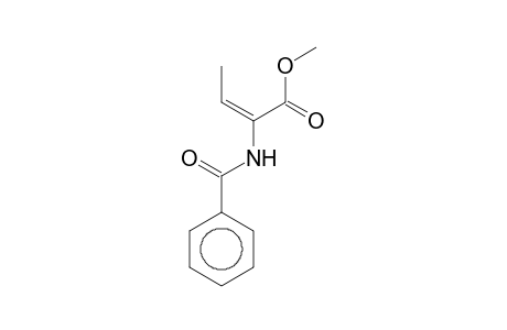 METHYL-(E)-2-(N-BENZOYLAMINO)-2-BUTENOATE;MINOR_ISOMER