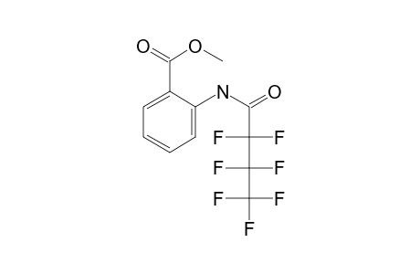 Methyl 2-(N-heptafluorobutyrylamino)benzoate