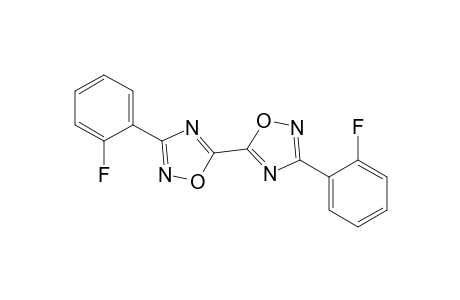 3-(2-fluorophenyl)-5-[3-(2-fluorophenyl)-1,2,4-oxadiazol-5-yl]-1,2,4-oxadiazole